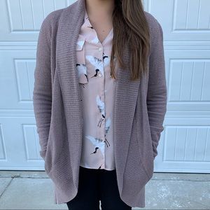 Bamboo Chic Lite Circle Cardigan, Color Mink